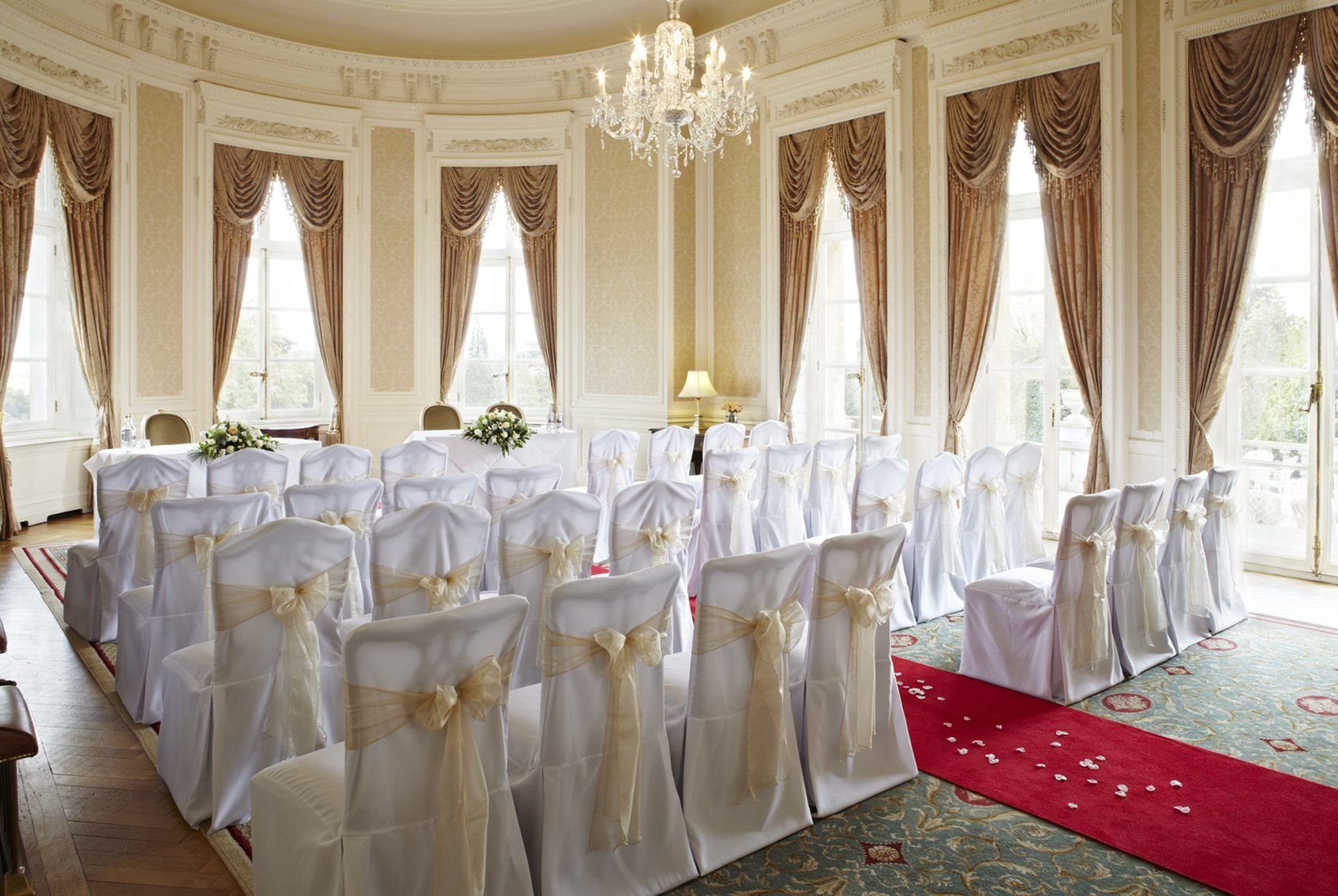 Luton Hoo Hotel, Golf And Spa Ανέσεις φωτογραφία The Long Room